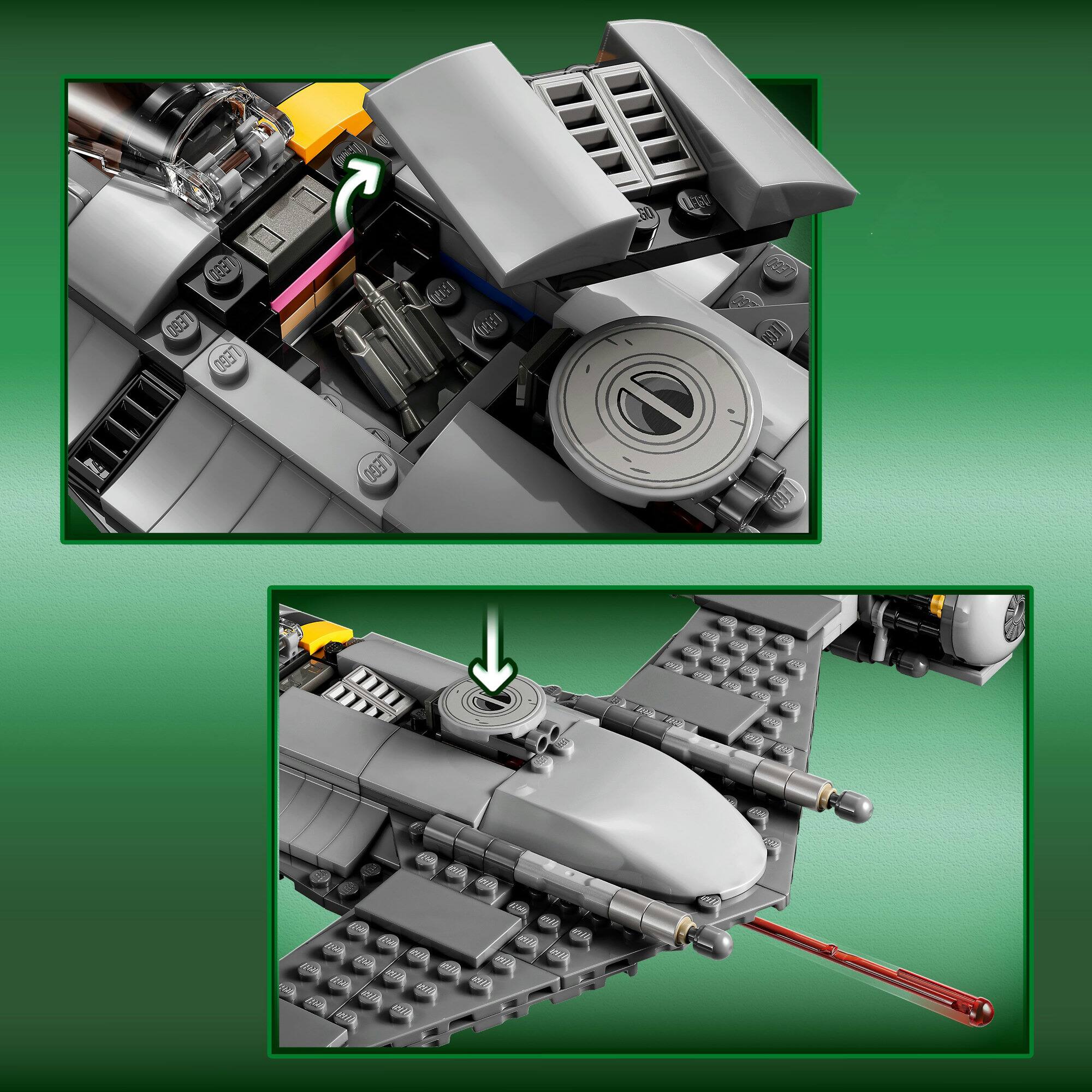 LEGO® Star Wars™ The Mandalorian’s N-1 Starfighter™ 75325 Building Kit (412 Pieces)